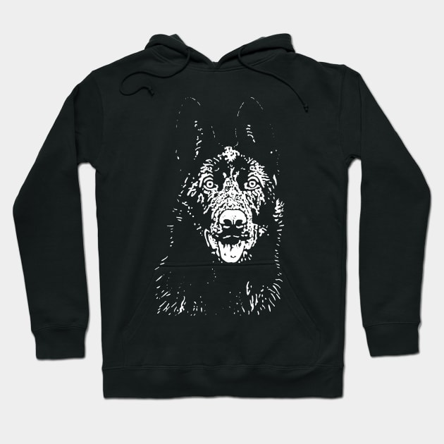 German Shepherd Hoodie by childofthecorn